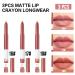 BINGBRUSH Matte Longwear Lipstick Pack Set - 3 Colors Moisture Smooth Ultimate Lip Crayon Collection with Matte Finish, Waterproof Velvet Lipgloss - 3 Count - Buy Online on GoSupps.com