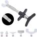 Chiropractic Adjustment Tool - 6 Head Manual Vertebral Massager for Scoliosis & Thorax Correction (Silver) - Buy Online on GoSupps.com