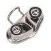 Acouto Boat Cam Cleat with Wire Ring Sailboat Pilates Equipment 316 Stainless Steel Mirror Polished For Wire Sizes Up To 10mm/0.39in Boat Pilates Equipment