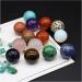 Natural Crystal Rough 16mm Round Natural Crystal Quartz Transfer Ball Polished Gemstone Beads Specimen DIY Jewelry Home Natural Stone (Color : Grey Agate Size : 1PC) - Buy Online on GoSupps.com