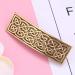 Colcolo Vintage Style Large Celtic Hair Clip | Handmade Gold Metal Barrette for International Shipping - Buy Online on GoSupps.com