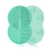 Norate Silicone Makeup Brush Cleaner Mat - Cleanser for Brushes & Tools | Stocking Stuffer for Women - Green - Buy Online on GoSupps.com