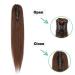 SEGO Real Hair Ponytail Extension - 14 Medium Brown Clip-In Braid | 100% Remy Hair | 105g - Buy Online on GoSupps.com