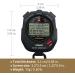 JUNSD Professional Stopwatch Timer for Sports 100 Lap Stopwatch Digital Sports Stopwatch with Countdown Timer 100 Lap Memory 0.001 Second Timing Water Resistant  Black - Buy Online on GoSupps.com