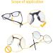 Zooetway Silicone Nose Pads 10 Pairs Anti-Slip Self-Adhesive Glasses Pads for Short-Sightedness Reading Glasses & Sunglasses 3mm Thick Slide-Resistant International Shipping Available - Buy Online on GoSupps.com
