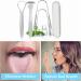 Stainless Steel Tongue Scraper Set - Safe & Effective Tongue Cleaner for Home Use | International Shipping - Buy Online on GoSupps.com