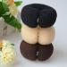 Black Hair Donut Hair Donut Bun Maker Hair Bun Shaper Hair Roll Tool Hair Bun Accessories for Women Nylon Hair Band with Buckle Lazy Hair Rings Tool - Buy Online on GoSupps.com