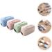 Travel Toothbrush Covers Set - 8pcs Portable Plastic Caps for Travel Bathroom School & Camping - Ideal Toothbrush Protection - Buy Online on GoSupps.com