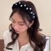 LSHEQYI Pearl Headbands Faux Pearl Velvet Pearl Women Headband Pearl Hair Bands - Buy Online on GoSupps.com