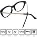 Stylish Mini Cateye Reading Glasses for Women 1.5 Diopters Free Case Durable Plastic Frame Metal Iron International Shipping Available - Buy Online on GoSupps.com