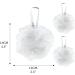 Lifeforce Shower Sponge Bath Loofah 3 Pack White Shower Puff Large Clean Skin Loofah Sponge for Bathing Comfortable and Soft Mesh Loofah Body Exfoliating Shower Sponge - Thick & Luxurious Colours 3 X White - Buy Online on GoSupps.com