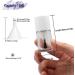 Agidea 6 Empty Nail Polish Bottles 15ml - Refillable DIY Glass with Brushes & Funnels - Opulent Garden - International Shipping - Buy Online on GoSupps.com