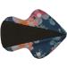 Reusable Charcoal Bamboo Mama Cloth Menstrual Pads - 10 Piece Set, 7x5 inch with Wing for Thongs - Buy Online on GoSupps.com