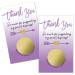 Haizct 50 Pack Purple Thank You Blank Gift Certificate Scratch Off Cards for Small Business Spa Beauty Makeup Hair Salon Bridal Shower Baby Shower Country Wedding (Thank You Card E) Gold-GK090