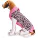 Amaone Chihuahua Puppy Leopard Winter Coat Knitted Pink Jacket for Small Dogs | Perfect for Cold Weather - Buy Online on GoSupps.com