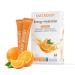 FAST BOOST Energy & Hydration Drink Mix - Orange | Sugar Free Electrolyte Powder Packets with Antioxidants Green Tea Extract B Vitamins Vitamin C & E | 14 Stick Packs
