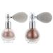 SOESFOUFU 2pcs Spray Glitter Body Highlighter Powder Makeup Highlighting Powder Shimmer Powder Glass Bottle