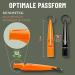 Gizzy Dog Whistle - Loud & Reliable Training Tool | 2-Pack Orange/Black - Effective Dog Training - Buy Online on GoSupps.com