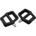 FOOKER MTB Pedals - Lightweight Nylon Fiber Bike Platform Pedals - Non-Slip 3 Bearing Design - Black 9/16 - Buy Online on GoSupps.com