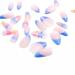 Sethexy Flower Almond False Nails - 24pcs Blue Flower Spring French Press-On Nails for Women & Girls - Acrylic Art - Buy Online on GoSupps.com