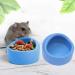 Guinea Food Bowl Hamster Feeding Bowls Pet Ceramic Food Bowls for Small Animal Rodents Gerbil Hamster Food Bowl Blue - Buy Online on GoSupps.com
