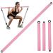 Popper resistance straps rod portable pilates bar training bar resistance bands bar for fitness straps strength training yoga fitness equipment for home pink