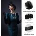 AOT 1920s Flapper Headband Set Vintage Feather Headpiece with Necklace Cigarette Rod and Long Black Gloves 20s Theme Party Accessories for Women Costume Prom Wedding Carnival Party Party Accessory Set - Buy Online on GoSupps.com