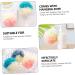 Buy Angoily 8pcs Color Matching Bath Ball Mesh Pouf & Men's Gloves - Soft Shower & Bath Scrubbers Perfect for Cleaning & Relaxation - Buy Online on GoSupps.com