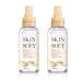 2x AVON SKIN SO SOFT ENHANCE & GLOW AIRBRUSH SPRAY MEDIUM SKIN 150ml
