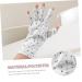 minkissy 2 Pairs Nail Gloves Touchscreen Gloves Manicure Gloves Fingerless Anti Uv Glove Uv Gloves Nails Gel Nail Gel Fingerless Gloves for Women Uv Protection Polyester Grill Lamp Pattern 24x13cm - Buy Online on GoSupps.com