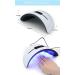 LED UV Nail Lamp for Gel Nail Polish - 3 Timers, Auto Sensor, Digital Display - USB Plug, Portable Design - Buy Online on GoSupps.com