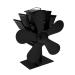 Log Wood for Friendly Fan Heat Stove Wood 5 Fan Burner Powered Fireplace Kitchen Dining & Bar Shoe Cleaning Brush (Black One Size) Black One Size