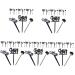 INOOMP 150 Pcs Graduation Cake Insert Graduation Party Cupcake Topper Grad Cake Toppers Graduation Cap Topper Cat Cupcake Toppers 2023 Graduation Party Supplies Graduate Edible Plastic