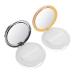 VINTORKY 2pcs Powder Box Empty Box Powder Puff Holder Traveling Makeup Case Powder Puff Case Bottle As