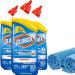 Clorox Toilet Bowl Cleaner with Bleach, Rain Clean 24oz + Bonus Microfiber Cloth - Buy Online on GoSupps.com