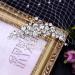 Bride Wedding Crystal Hair Bridal Flower Side Hair Clip Rhinestone Bridal Comb Barrette Handmade Flower Hair Clip Head Pieces Bridal Headpiece Wedding Accessories for Women and Girls - Silver - Buy Online on GoSupps.com