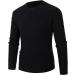 Men's Long-Sleeved Sporty Shirts - Rapid Drying Breathable Linen Narrow Fit Casual & Hiking Shirt - Black XL | Shop Internationally - Buy Online on GoSupps.com