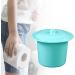 Menolana Portable Spittoon with Lid Lightweight Splashproof PP Durable Pee Potty urinal Bucket Chamber Pot for Outdoor Travel Elderly Adults Blue - Buy Online on GoSupps.com