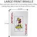 MUROCEA Large-Print Braille Playing Cards | Vision Impairments Entertainment - Buy Online on GoSupps.com