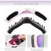 EXP VISION OTG Ski Goggles for Men Women | Anti Fog UV Protection | A-White Frame Pink - Buy Online on GoSupps.com