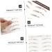 FOMIYES 12 Pcs Eyebrow Stickers 3d Stickers False Eyebrows Cosmetics Eyebrow Tool Miss Transfer Stickers - Buy Online on GoSupps.com