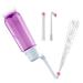 Brigtviee Po shower 500ml portable bidet for puerperium care pop mode with double nozzle portable bidet Peri Bottle intimate shower puerperium woman vaginal shower damwear purple
