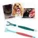 Plabbdpl 4-Piece Dog Toothbrush Set | Triple Head & Long Grip for Dogs & Cats - Perfect Pet Dental Care - Buy Online on GoSupps.com
