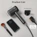 Buy TECHMERI Brushless Ionic Hair Dryer - LED Display Intelligent Thermal-Control Travel-Friendly for Men & Women | International Shipping - Buy Online on GoSupps.com