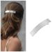 Cimenexe Bohemian Geometric Bar Hair Clip Metal Rectangle Hair Barrette Silver Chunky Headclip Exaggerated Headwear Decorative Hair Accessories Jewelry for Women and Girls