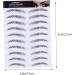 Housoutil 4pcs Eyebrow Stickers Eyebrow Stenciebrow Transfer Eyebrow Tattoos Imitation Eyebrow 6d Hair Tool - Buy Online on GoSupps.com