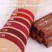 Chocolate Matte Liquid Lipstick Set for Women - Deep Dark Red, 6 Pcs, Long Lasting 24 Hour Stay, Makeup Stain Kit, Labiales Matte Mate Larga Duracion - Set02 - Buy Online on GoSupps.com