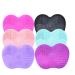 Ogquaton Silicone Makeup Brush Cleaning Mat - Portable Cosmetic Brush Cleaner for Women - Creative & Useful Black Cleaning Pad - Buy Online on GoSupps.com