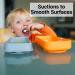 Stella Rose Suction-Go-Bowl Dip-It Edition | Compact Toddler Suction Dish | 100% Food Grade Silicone | Blue - Buy Online on GoSupps.com