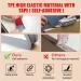 Flintronic 5m*12mm U-Shape Flexible Furniture Edge Banding - Self Adhesive TPE Wood Edging Tape for Baby Safety - Gray - Buy Online on GoSupps.com